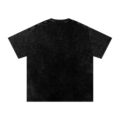 Black Lotus Oversized Cotton T-Shirt
